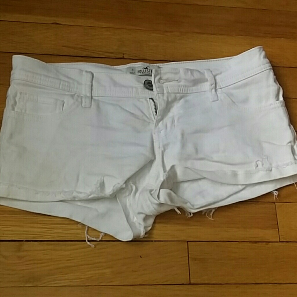 White Shortie Shorts